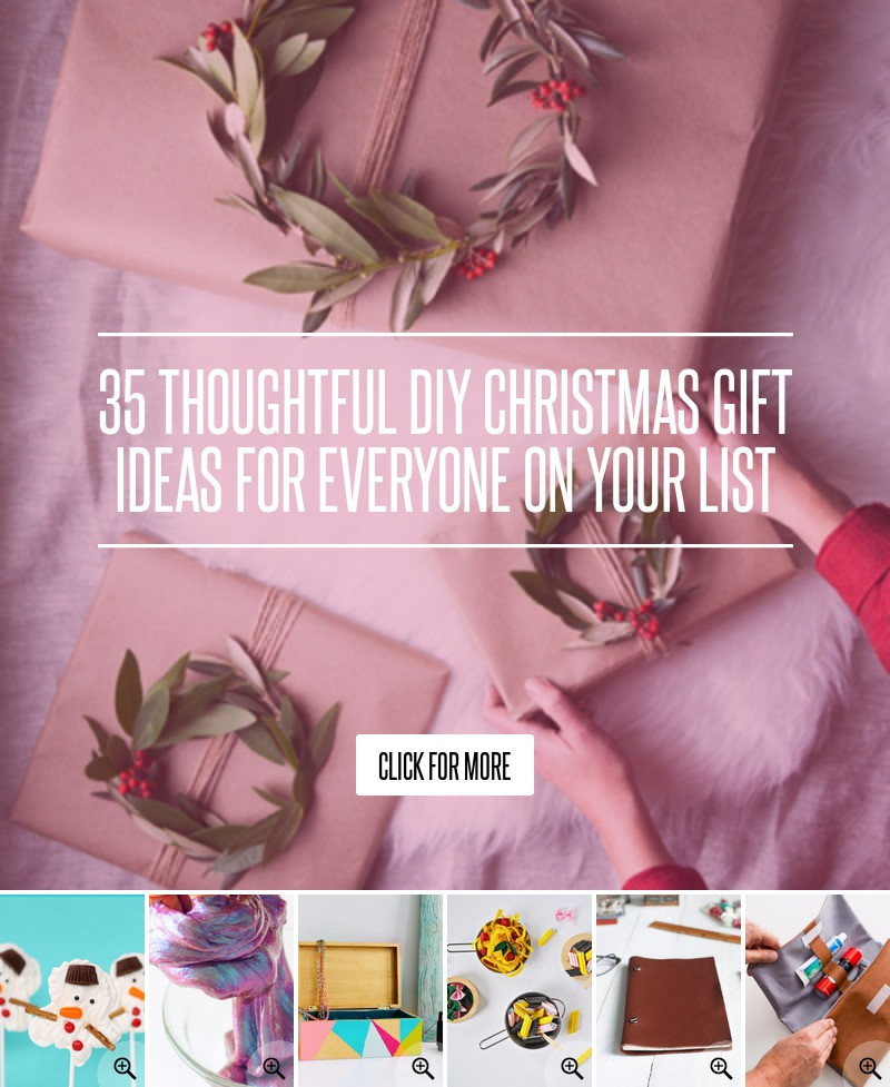 Best ideas about Thoughtful Gift Ideas For Her
. Save or Pin 35 Thoughtful 🤶 DIY Christmas Gift Ideas for Everyone on Now.