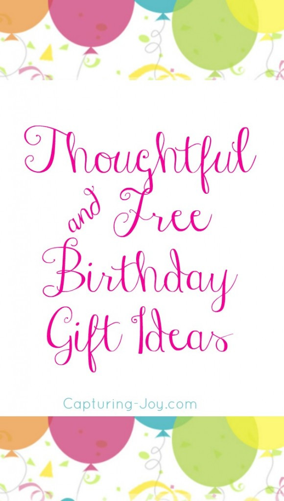 Best ideas about Thoughtful Gift Ideas
. Save or Pin Thoughtful and Free Birthday Gift Ideas Now.