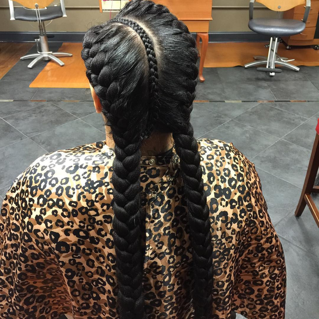 Best ideas about Three Braids Hairstyles
. Save or Pin 22 Goddess Braids Hairstyles Includes s & Video Now.