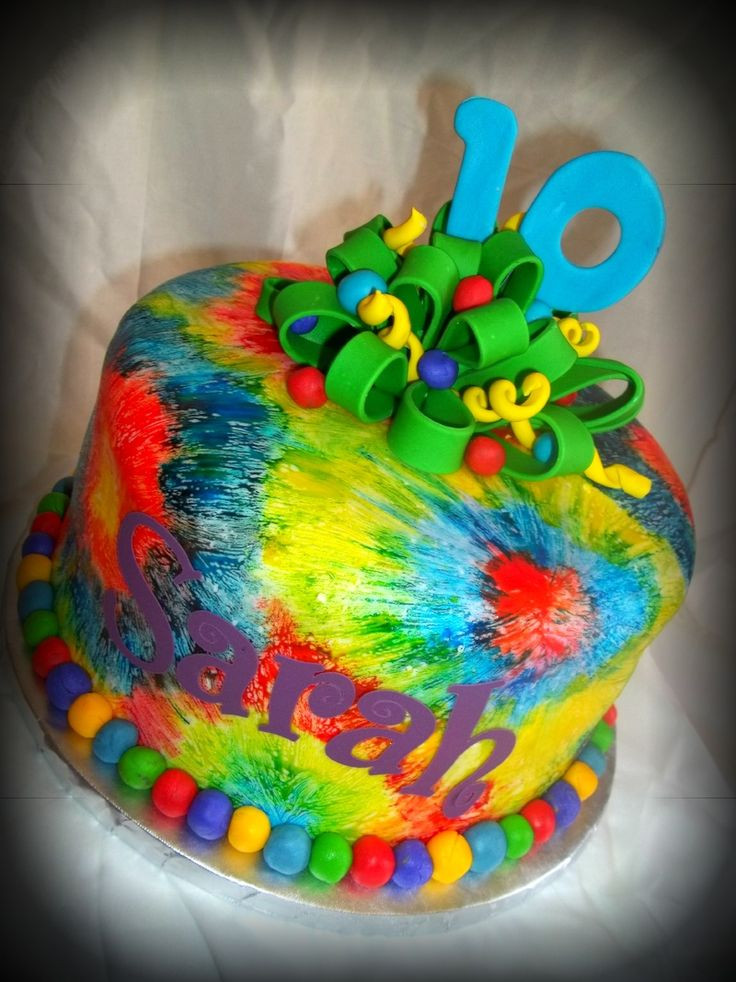 Best ideas about Tie Dye Birthday Cake
. Save or Pin 141 best images about Tie Dye Party on Pinterest Now.