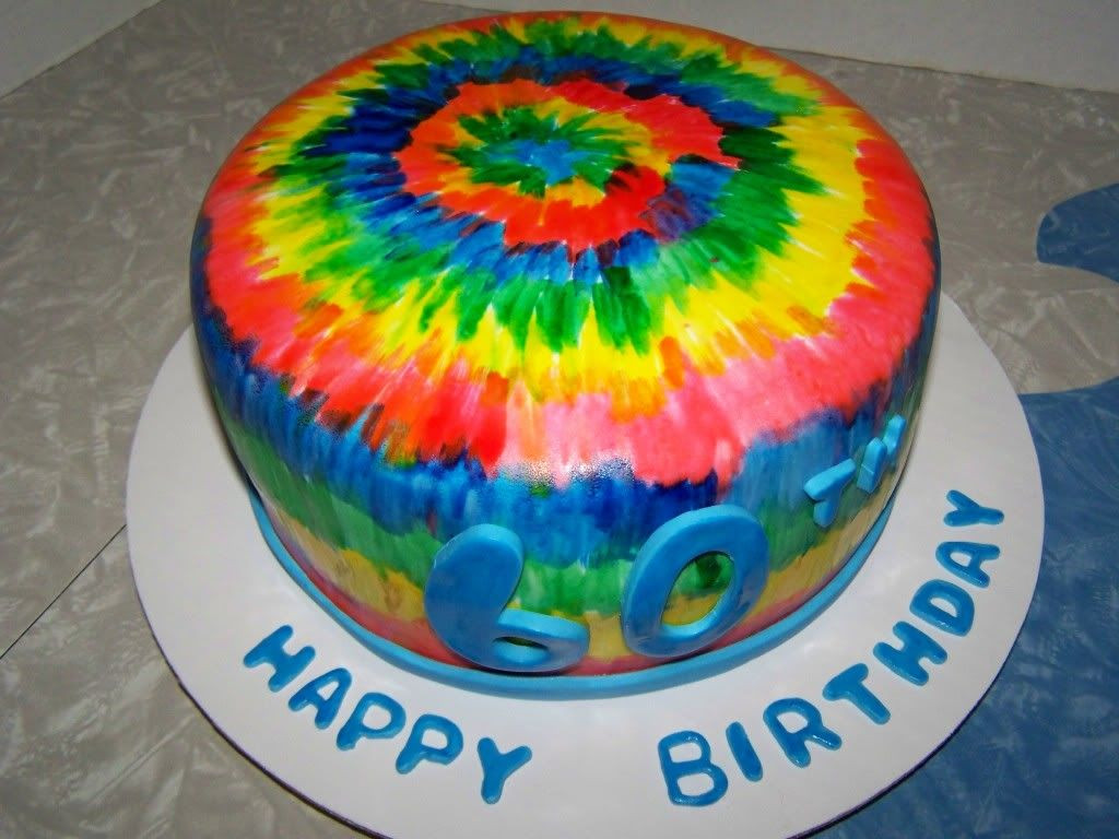 Best ideas about Tie Dye Birthday Cake
. Save or Pin Tie Dye 60th Birthday Cake by ShelbyLynnCakes Now.