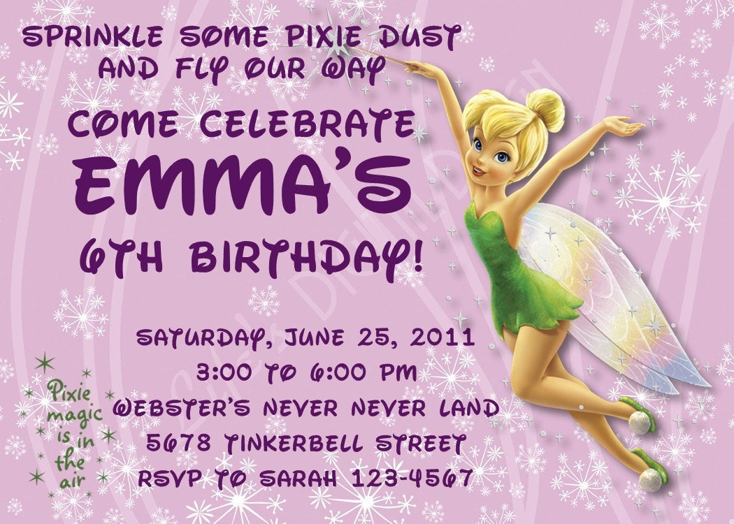 Best ideas about Tinkerbell Birthday Invitations
. Save or Pin Tinkerbell Birthday Invitations Customizable Printable Now.