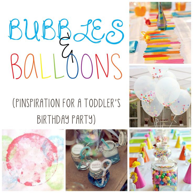 Best ideas about Toddler Birthday Gifts
. Save or Pin Bubbles galore A toddler s birthday party Now.