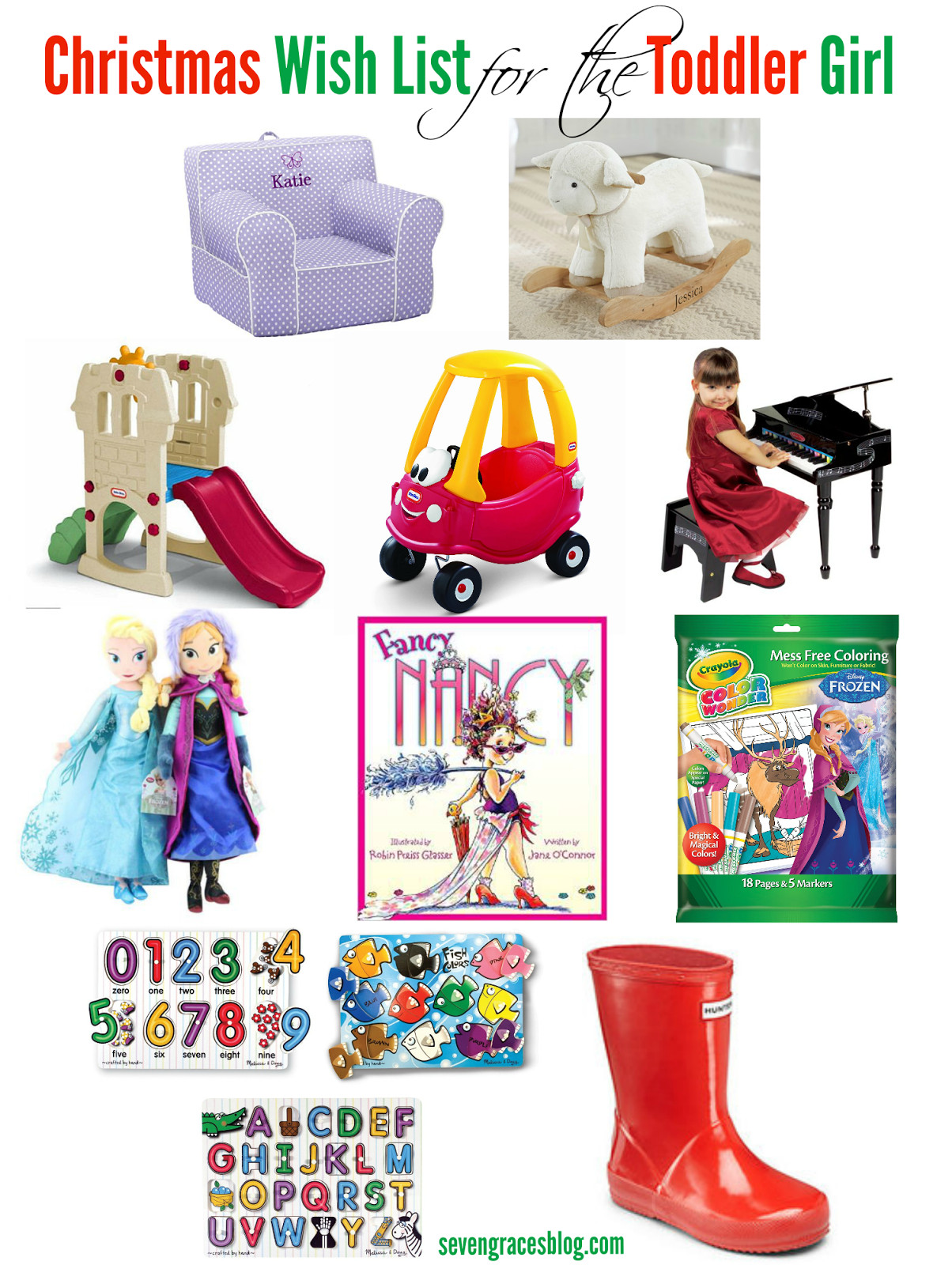 Best ideas about Toddler Girl Birthday Gifts
. Save or Pin Christmas Wish List for the Toddler Seven Graces Now.