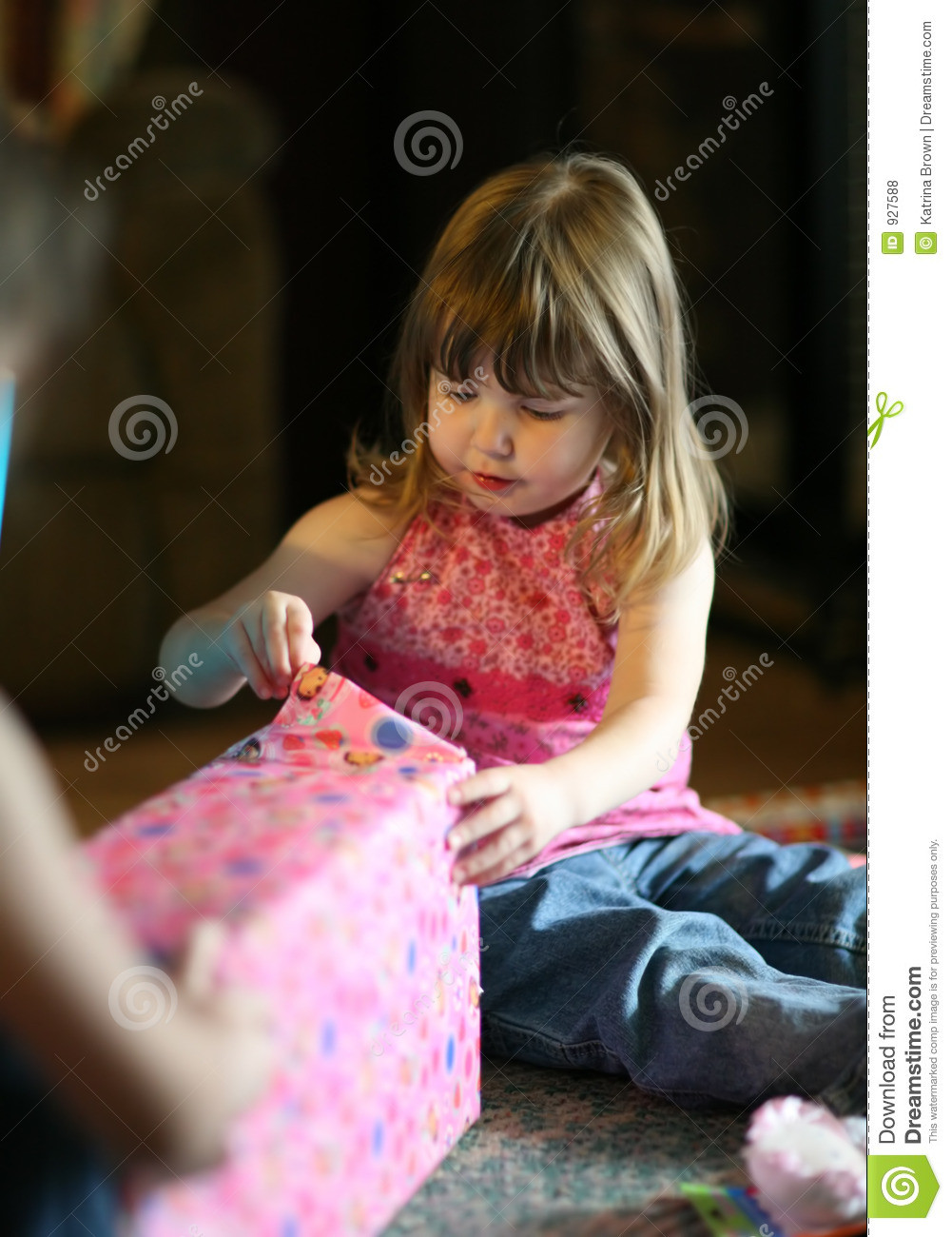 Best ideas about Toddler Girl Birthday Gifts
. Save or Pin Toddler Girl Opening Birthday Gifts Stock Image Now.