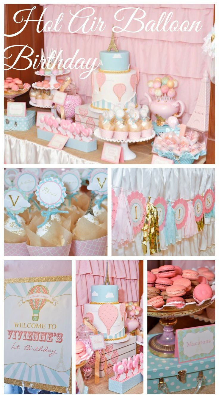 Best ideas about Toddler Girls Birthday Party Ideas
. Save or Pin Hot air balloon girl 1st birthday See more party ideas at Now.