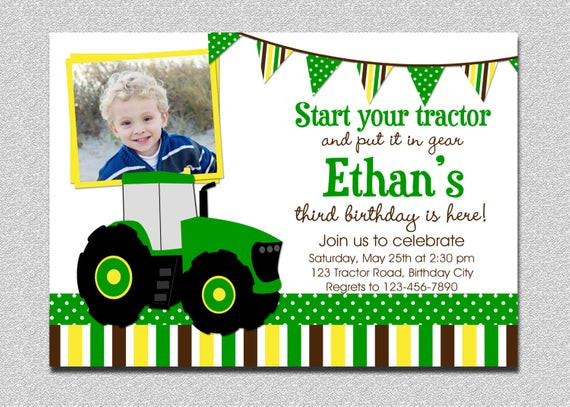 Best ideas about Tractor Birthday Invitations
. Save or Pin Tractor Birthday Invitation Tractor Birthday Party Now.