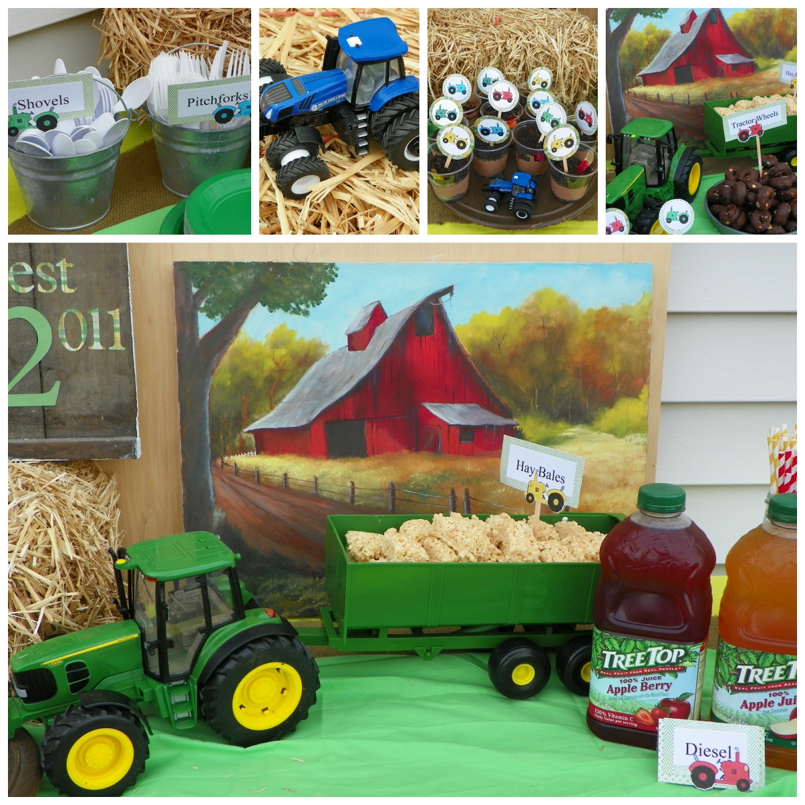 Best ideas about Tractor Birthday Party
. Save or Pin OUT IN THE FIELDS Tractor Birthday Party Now.