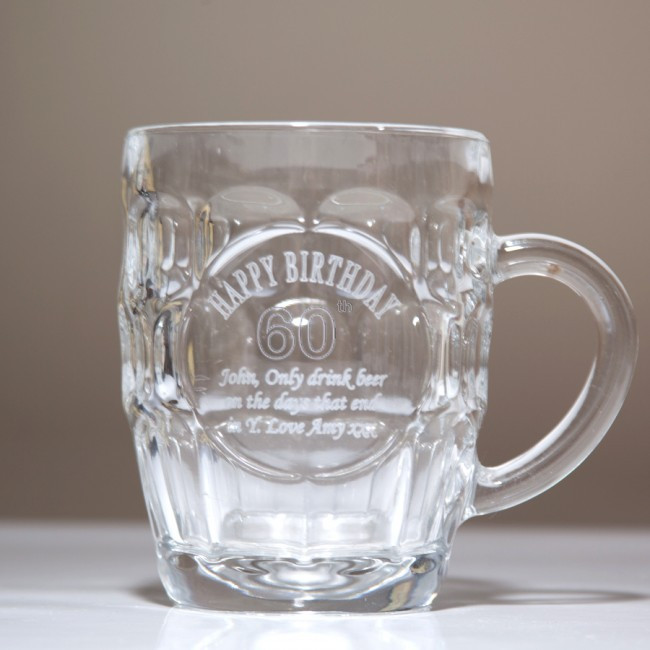 Best ideas about Traditional 60th Birthday Gifts
. Save or Pin Traditional Personalised 60th Birthday Pint Glass Tankard Now.