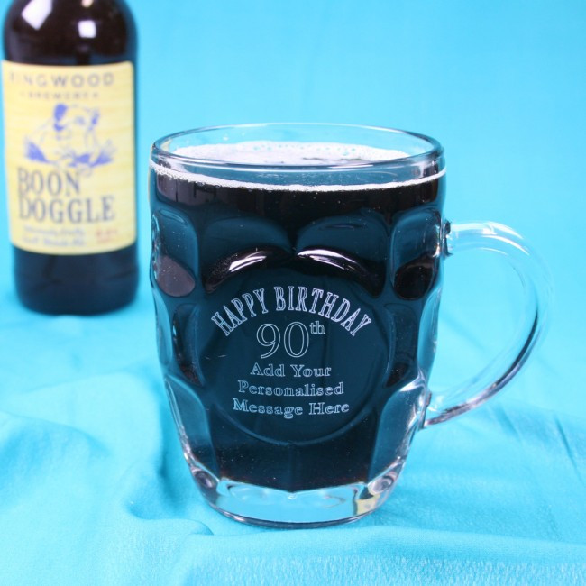 Best ideas about Traditional 90th Birthday Gifts
. Save or Pin Traditional 90th Birthday Personalised Pint Glass Tankard Now.