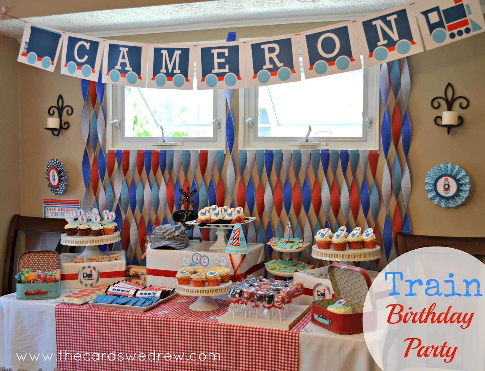 Best ideas about Train Birthday Decorations
. Save or Pin Train Birthday Party The Cards We Drew Now.