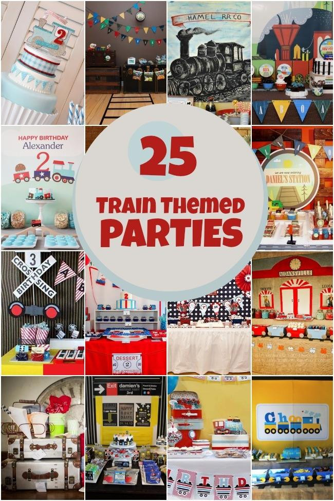 Best ideas about Train Birthday Decorations
. Save or Pin 25 Train Themed Birthday Parties Spaceships and Laser Beams Now.