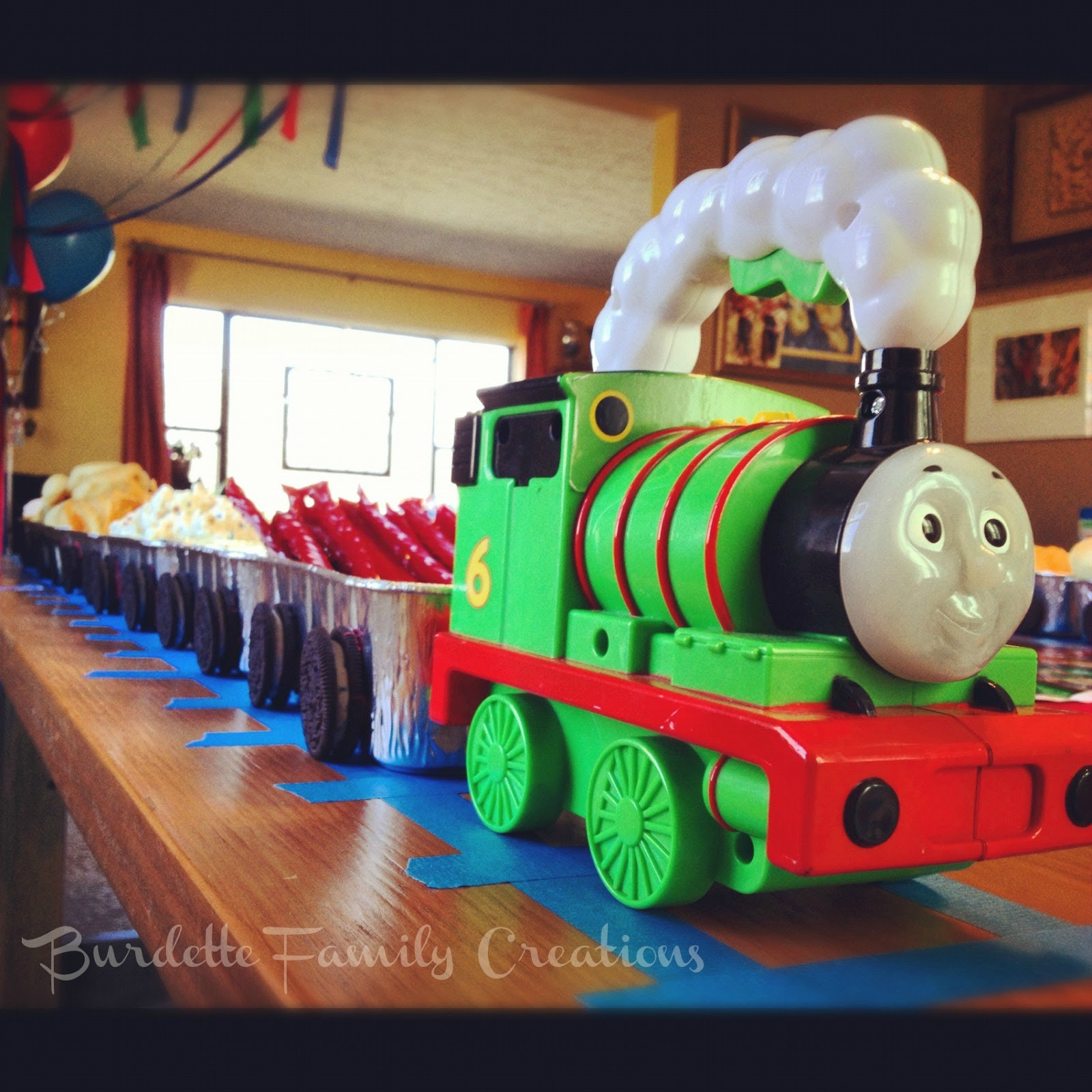 Best ideas about Train Birthday Decorations
. Save or Pin Burdette Family Creations Thomas the Train Birthday Party Now.