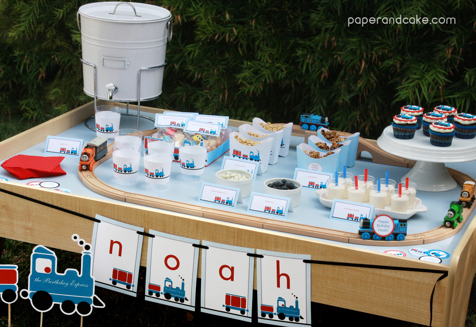 Best ideas about Train Birthday Decorations
. Save or Pin paper and cake New Party All Aboard the Printable Train Now.