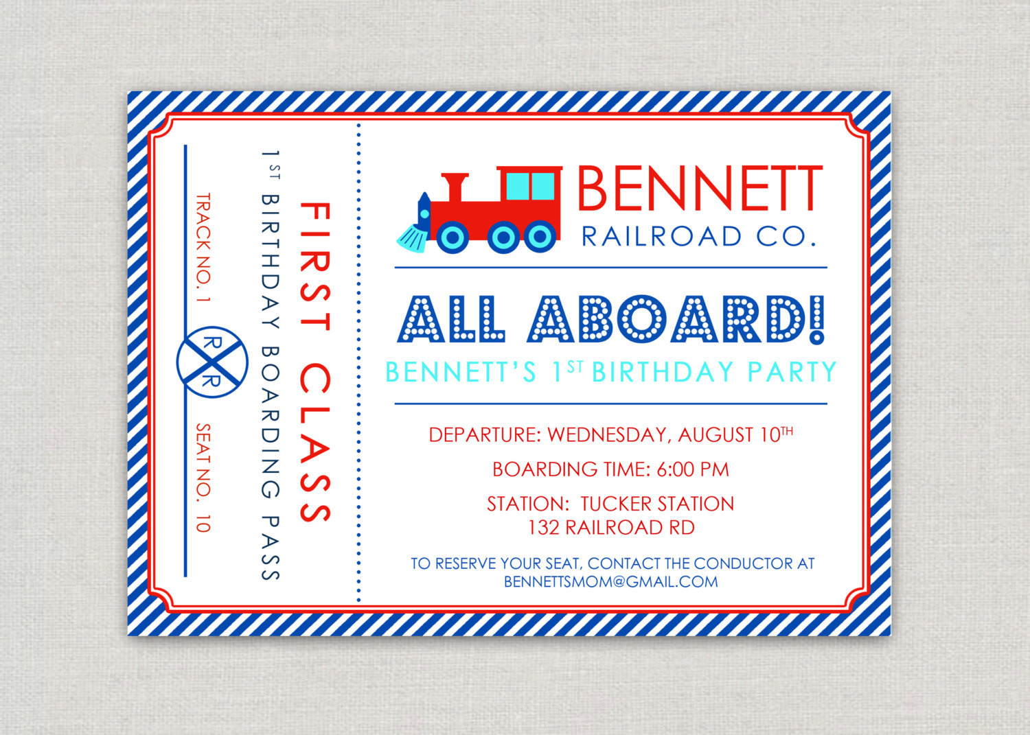 Best ideas about Train Birthday Invitations
. Save or Pin Item Details Now.