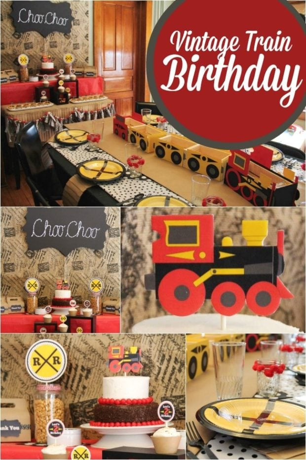 Best ideas about Train Birthday Party Supplies
. Save or Pin A Choo Choo Train Themed Boy s 2nd Birthday Party Now.