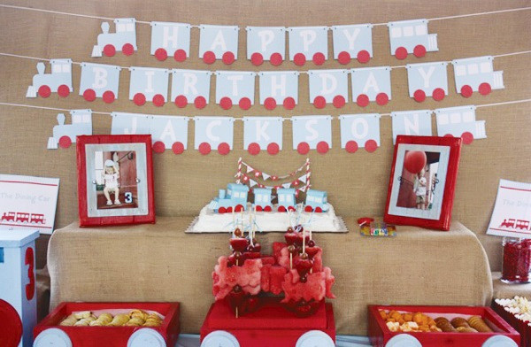 Best ideas about Trains Birthday Party Supplies
. Save or Pin Choo Choo A Train Party B Lovely Events Now.