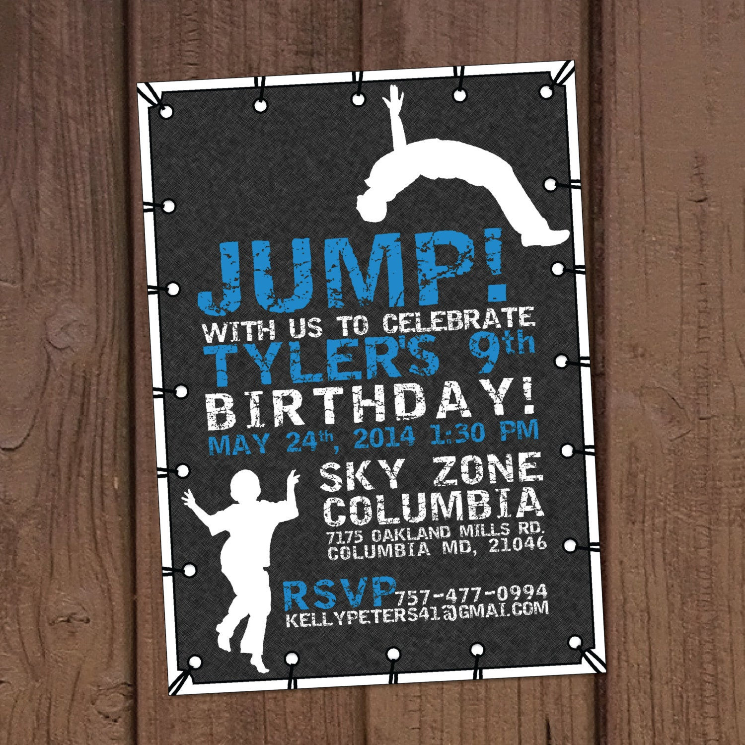 Best ideas about Trampoline Birthday Invitations
. Save or Pin Jump Trampoline Park Birthday Party Invitation Now.