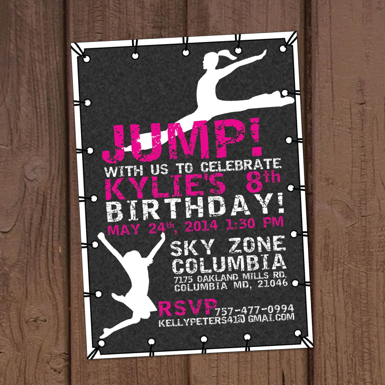 Best ideas about Trampoline Birthday Invitations
. Save or Pin Girl Jump Trampoline Park Birthday Party Invitation Now.