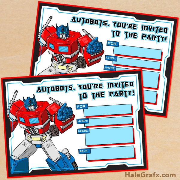 Best ideas about Transformers Birthday Invitations
. Save or Pin FREE Printable G1 Transformers Birthday Invitation Now.