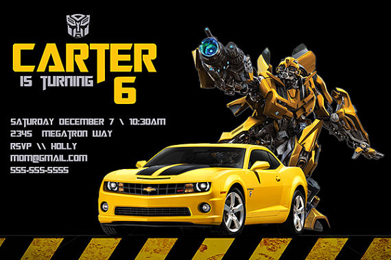 Best ideas about Transformers Birthday Invitations
. Save or Pin Transformers Birthday Invitation Personalized Birthday Party Now.
