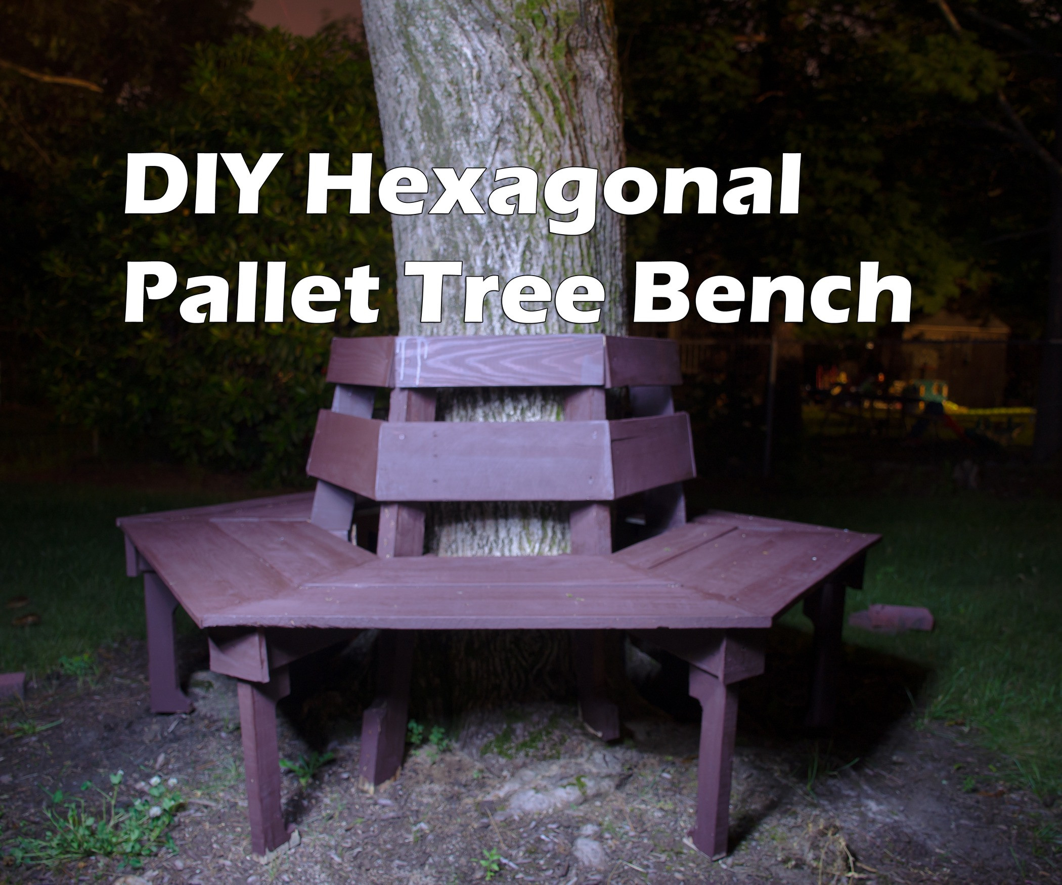 Best ideas about Tree Bench DIY
. Save or Pin DIY Hexagonal Tree Bench from Wood Pallets Pallet Wood Now.