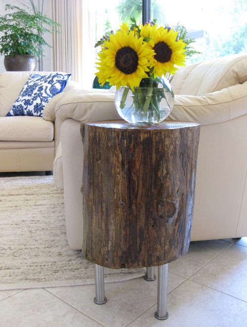 Best ideas about Tree Stump Side Table DIY
. Save or Pin DIY Tree Stump Table K Sarah Designs Now.