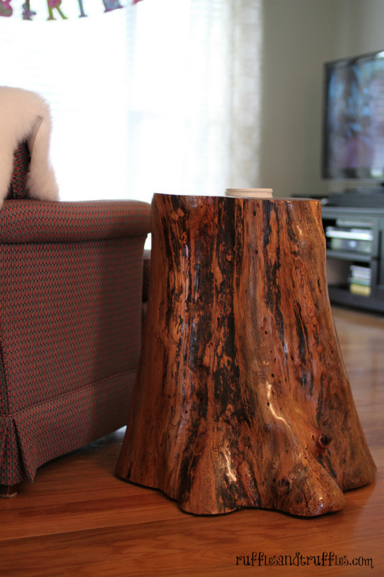 Best ideas about Tree Stump Side Table DIY
. Save or Pin Tree stump table DIY Now.