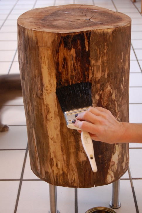 Best ideas about Tree Stump Table DIY
. Save or Pin Vivian Was Here DIY Tree Stump Table Now.