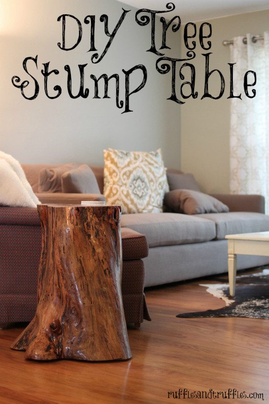 Best ideas about Tree Stump Table DIY
. Save or Pin Tree stump table DIY Now.