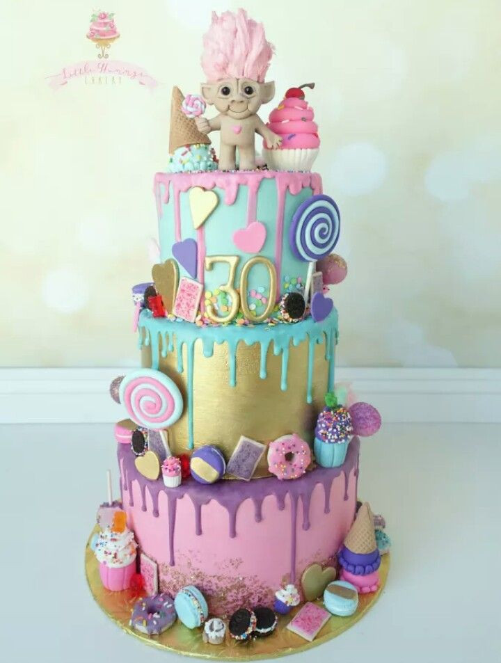 Best ideas about Troll Birthday Cake
. Save or Pin Southern Blue Celebrations TROLLS CAKES Now.