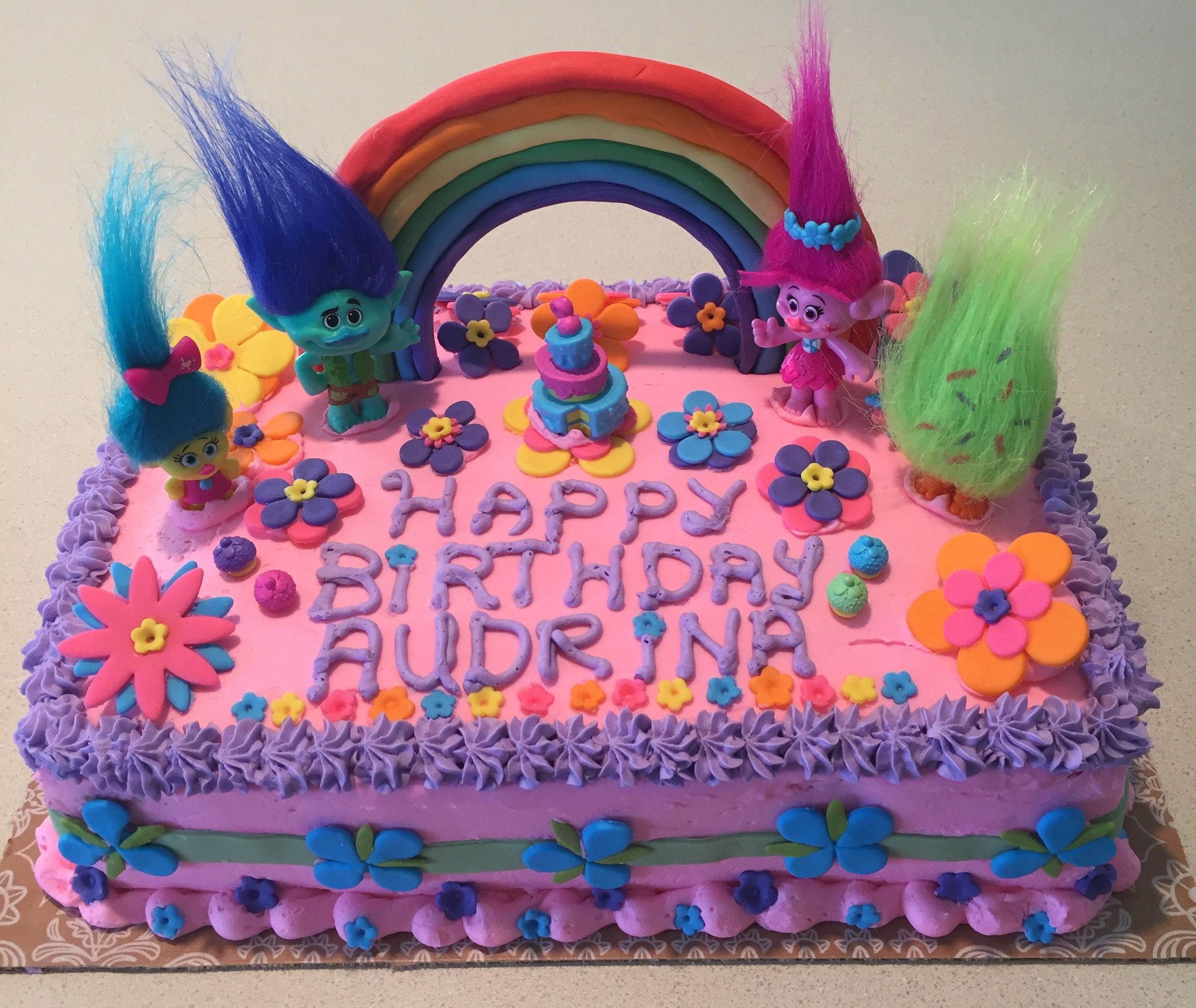 Best ideas about Troll Birthday Cake
. Save or Pin Southern Blue Celebrations TROLLS CAKE & COOKIE IDEAS Now.