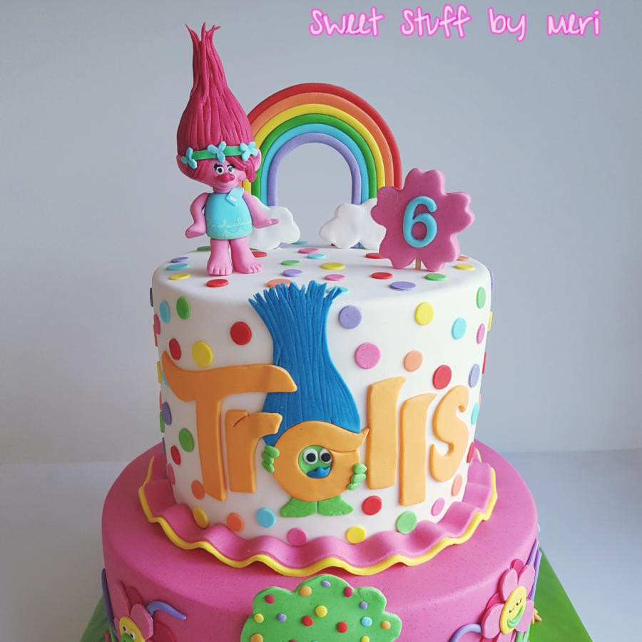 Best ideas about Troll Birthday Cake
. Save or Pin Trolls cake cake by Meri CakesDecor Now.