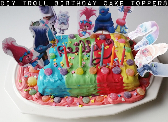Best ideas about Trolls Birthday Cake Topper
. Save or Pin DIY Troll Birthday Cake Toppers by Confessions of a Now.