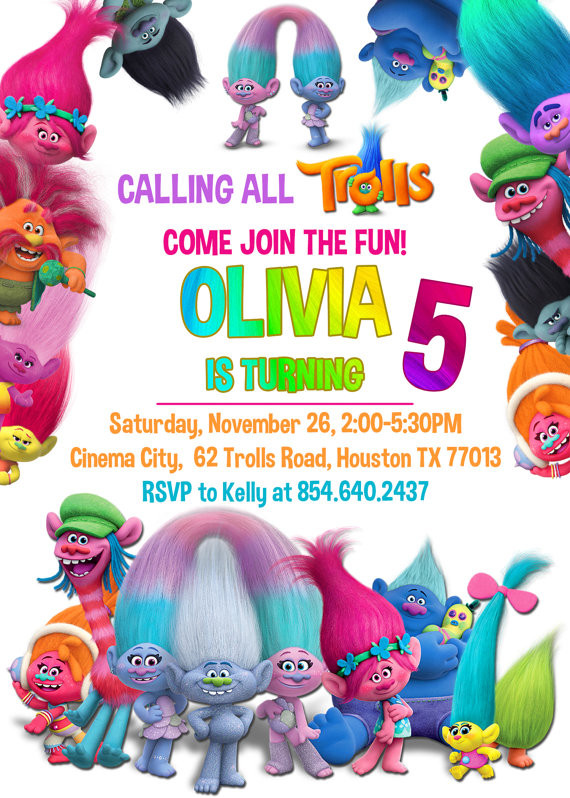 Best ideas about Trolls Birthday Invitations Free
. Save or Pin FREE Printable Trolls Invitation Template Now.