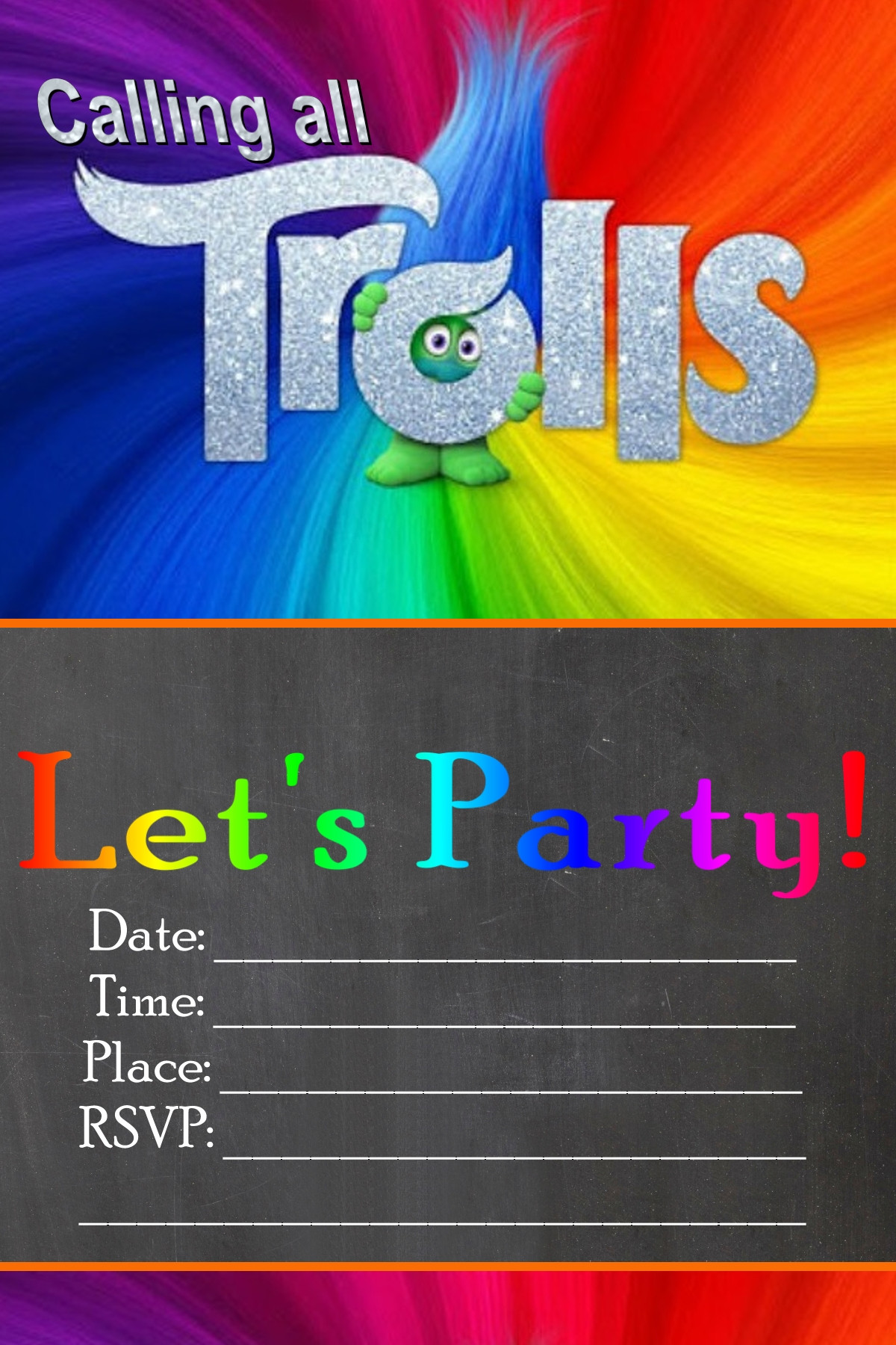 Best ideas about Trolls Birthday Invitations Free
. Save or Pin Free Trolls Birthday Party Invitation Printables Now.