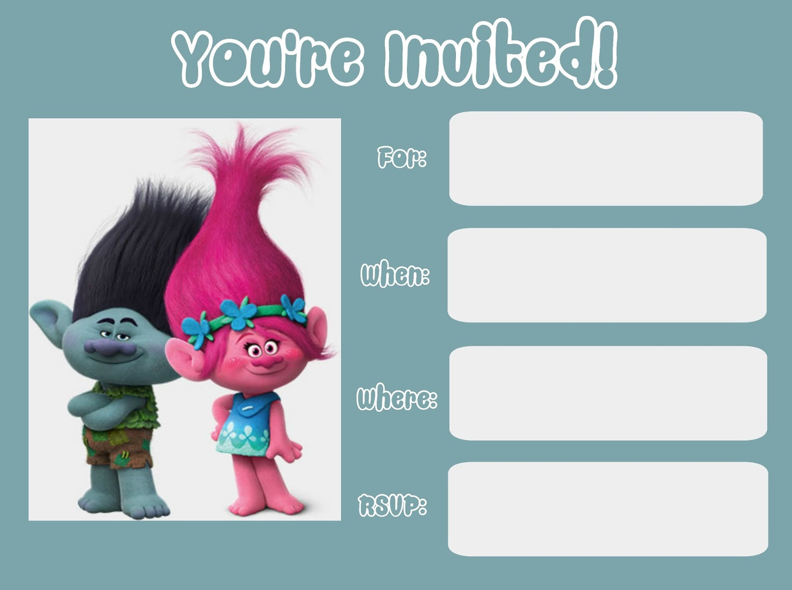Best ideas about Trolls Birthday Invitations Free
. Save or Pin Musings of an Average Mom Trolls Movie Invitations Now.