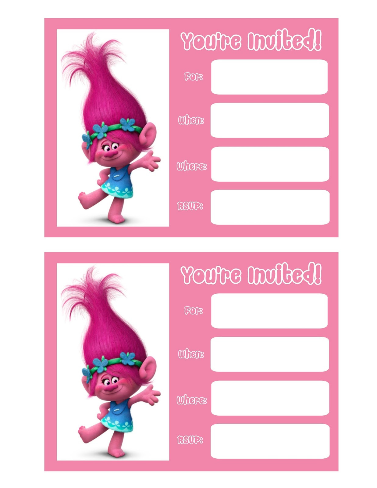 Best ideas about Trolls Birthday Invitations Free
. Save or Pin Musings of an Average Mom Trolls Movie Invitations Now.