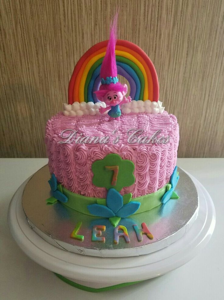 Best ideas about Trolls Movie Birthday Cake. Save or Pin Pin by Diana Conde on trolls cake Pinterest Now.