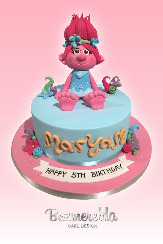Best ideas about Trolls Movie Birthday Cake. Save or Pin Trolls movie themed cake Made by Bezmerelda Now.