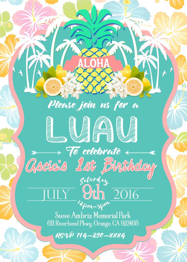 Best ideas about Tropical Birthday Invitations
. Save or Pin Best 25 Luau birthday invitations ideas on Pinterest Now.