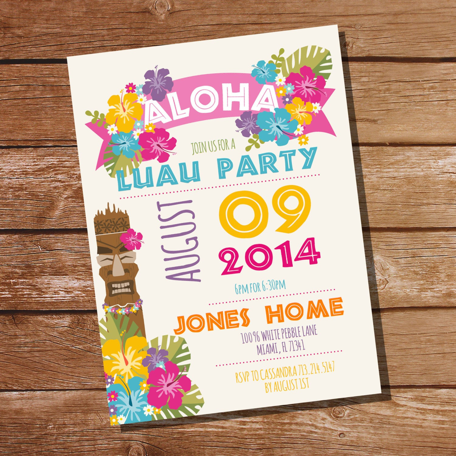 Best ideas about Tropical Birthday Invitations
. Save or Pin Luau Party Invitation Hawaiian Party Invitation Instant Now.