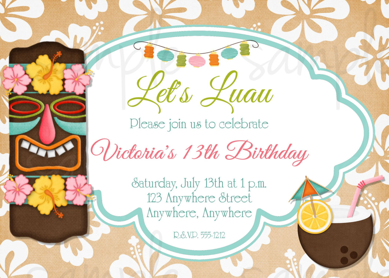 Best ideas about Tropical Birthday Invitations
. Save or Pin Hawaiian Luau Birthday Invitation Now.