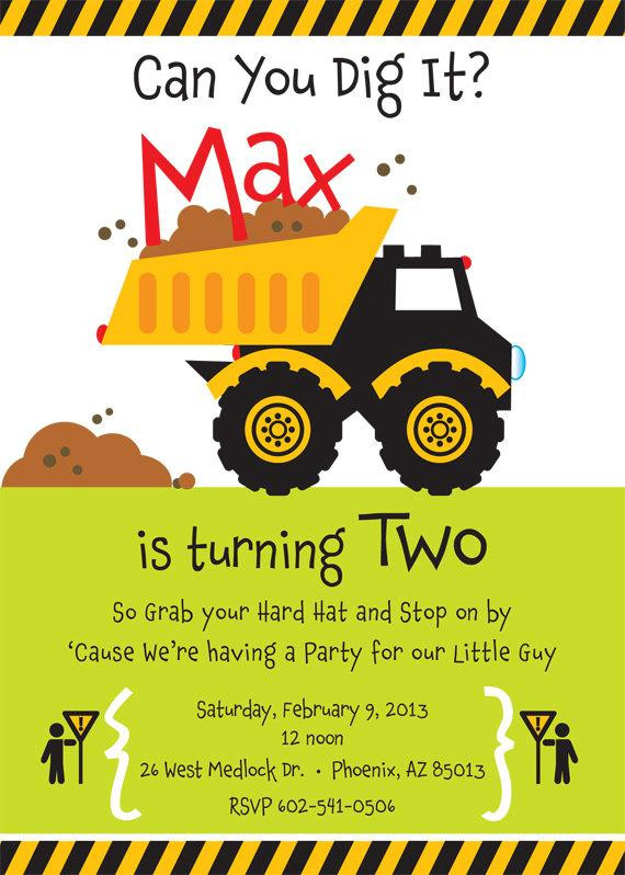 Best ideas about Truck Birthday Invitations
. Save or Pin Unavailable Listing on Etsy Now.