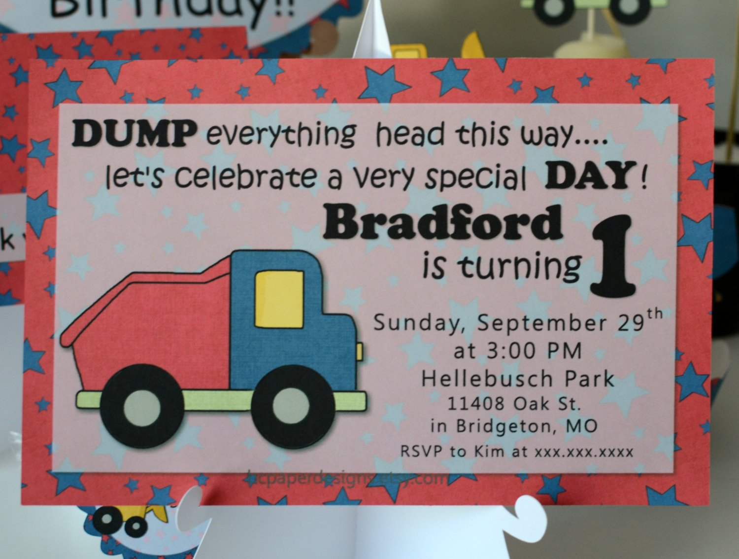 Best ideas about Truck Birthday Invitations
. Save or Pin Construction Birthday Invitation or Dump Truck Party Now.