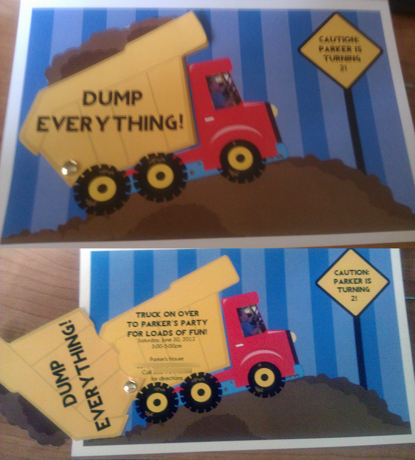 Best ideas about Truck Birthday Invitations
. Save or Pin My Ramblings Pinterest 6 20 Dump Truck Birthday Party Now.