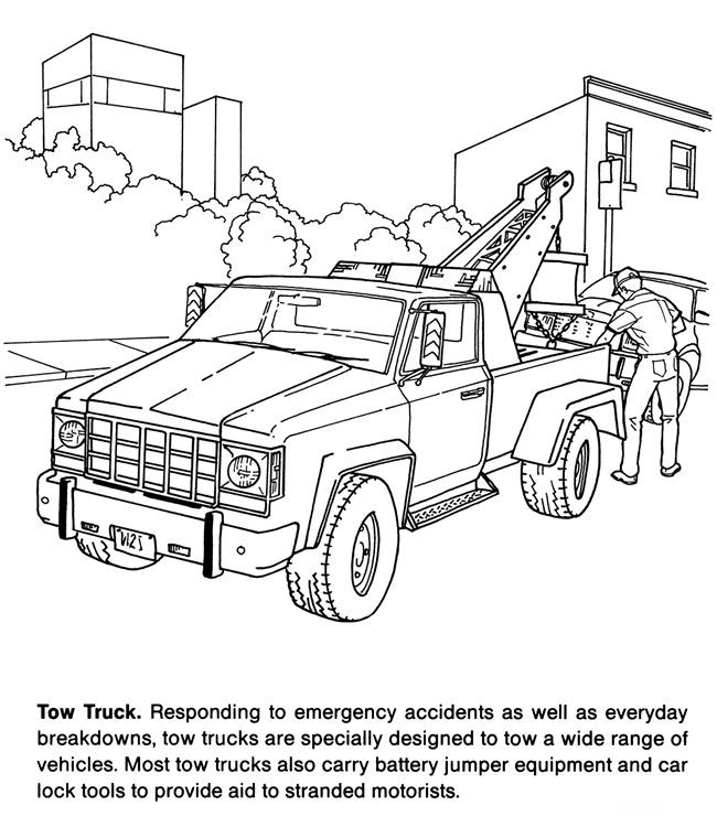 Best ideas about Trucks Coloring Pages For Boys
. Save or Pin tow truck coloring page Now.
