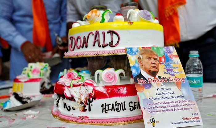 Best ideas about Trump Birthday Cake
. Save or Pin Donald Trump birthday Hindu Sena to cut cake for the Now.