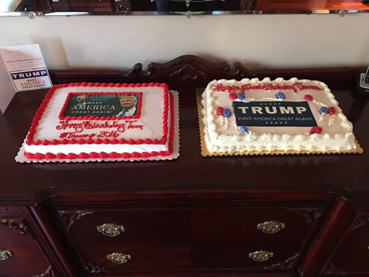 Best ideas about Trump Birthday Cake
. Save or Pin Trump 2016 on Twitter "Why have one Trump birthday cake Now.