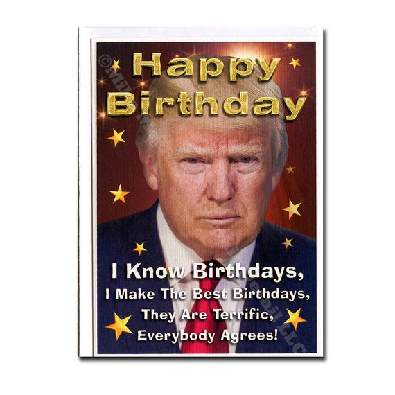 Best ideas about Trump Birthday Card
. Save or Pin Birthday Card Funny Birthday Card Donald Trump Trump Now.